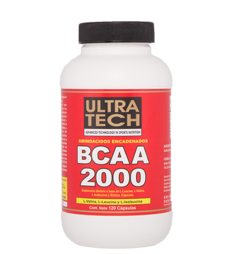 Bcaa 2000 Ultra Tech X 120 Caps. Aminoácidos Esenciales Energía Fuerza Recuperación Masa