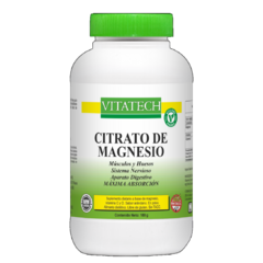 Citrato de Magnesio X 180gr en Polvo Vitatech Sabor Arandanos