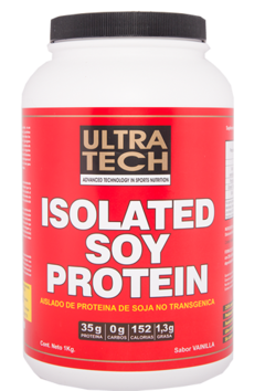 Whey isolated Protein De Soja No Transgenica Ultra Tech X 1 Kg vegana