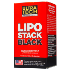 Lipo Stack Black X 60 capsulas Quemador De Grasa