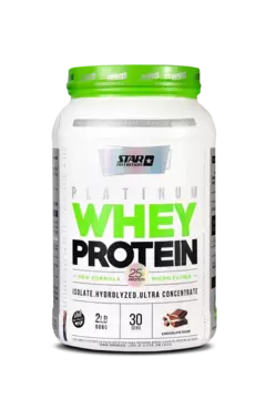 Platinum Whey Protein 2 Lb Star Nutrition Pote - comprar online