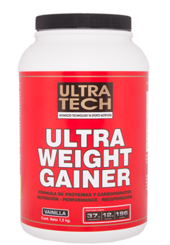 Gainer Ultra Tech X 1,5 Kg Ganador De Masa Muscular Y Peso