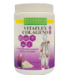 Colágeno Vitaflex X 300gr Vitatech Con Acido Hialuronico Sabor arandanos