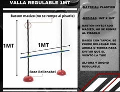 Imagen de Valla De Salto Regulable Entrenamiento irrompible Pvc 1 Mts