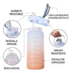 Botella con Pico Bebedor 2 Litros