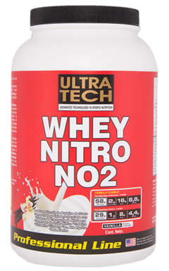 Whey Nitro No2 Ultra Tech 907g Proteína Potenciada Proteína En Alta Concentración Con Creatina