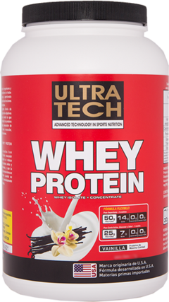 Whey Protein Concentrada X 2 Lb Y 1Lb Ultra Tech