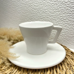 Imagen de Taza trapecio con plato