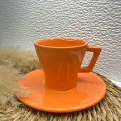 Taza trapecio con plato - comprar online