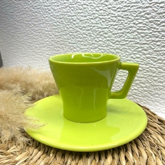 Imagen de Taza trapecio con plato