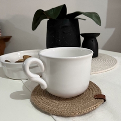 Taza redonda con plato - comprar online