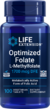 Optimized Folate ( L-METHYL FOLATE) 1,700 MG. con 100 Vegetarian tablets