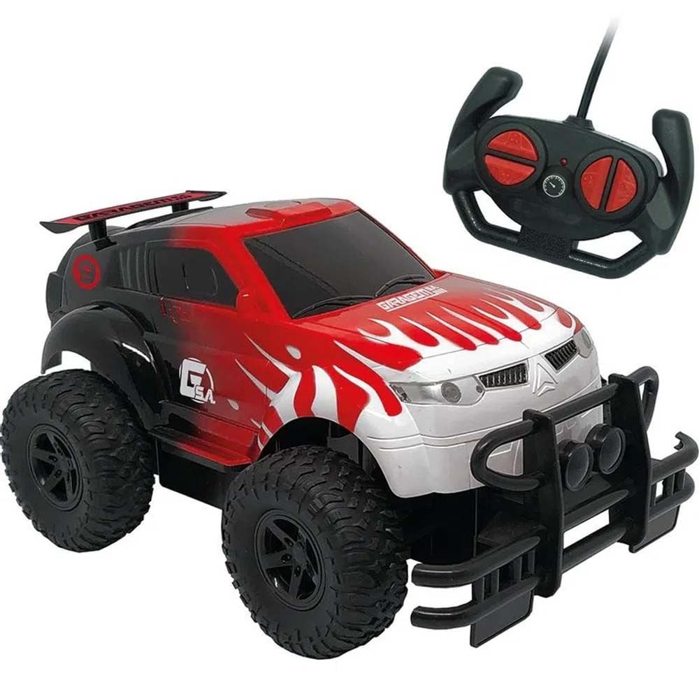 Carro Controle Remoto 7 Funções Carrinho Brinquedo Infantil