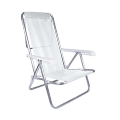 SILLON MOR ALUMINIO 8 POSICIONES - BLANCO