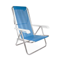 SILLON MOR ALUMINIO 8 POSICIONES - AZUL