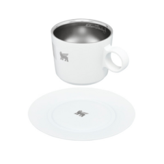 TAZA STANLEY DAYBREAK CUP + PLATO 192ML - Blanco - comprar online