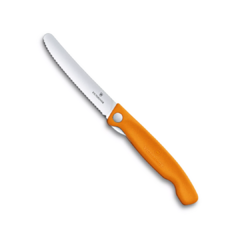 CUCHILLO PLEGABLE VICTORINOX 6.7836.F9B SWISS CLASSIC - NARANJA - Mundo Esturion SRL