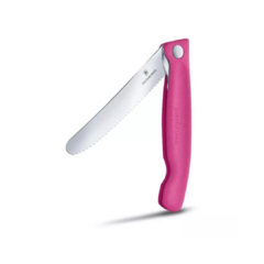 CUCHILLO PLEGABLE VICTORINOX 6.7836.F5B SWISS CLASSIC - ROSA - comprar online