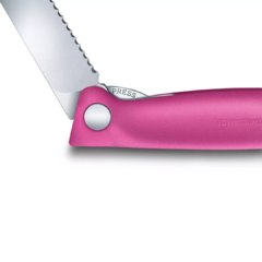 CUCHILLO PLEGABLE VICTORINOX 6.7836.F5B SWISS CLASSIC - ROSA - tienda online