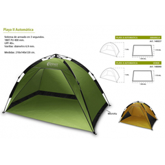 Carpa Spinit Playa II Automatica - comprar online