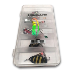 CAJA PLASTICA CON 5 CUCHARAS SPINIT HOLOLURE #3