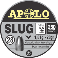 Balin Apolo Slug 28GR. Calibre 5,5