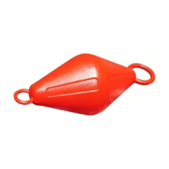 BOYA PLASTICA FONDEO DOBLE CONO NARANJA