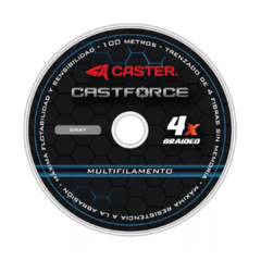 MULTIFILAMENTO CASTER CASTFORCE 4X - GRIS