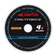 MULTIFILAMENTO CASTER CASTFORCE 4X - NARANJA