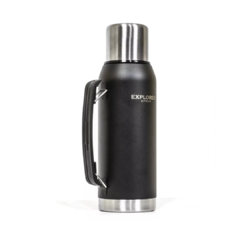 TERMO EXPLORER ACERO INOX 1 LT - NEGRO CON MANIJA