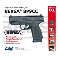 Pistola ASG CO2 - Bersa BP9CC - Cal 4,5 BB - 17301 - comprar online