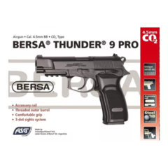 Pistola ASG CO2 - Bersa Thunder 9MM - Cal 4,5 BB - 17302 - comprar online