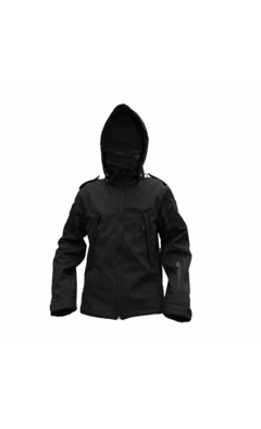 Campera Campinox Táctica Softshell NEGRA