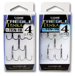 ANZUELO SASAME TRIPLE TENKA TEN-1B BL/NK