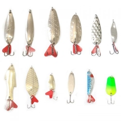 Set de 24 cucharas SURFISH ondulantes sutidas SET-OND24