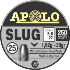 Balin Apolo Slug 25GR. Calibre 5,5