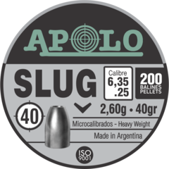 Balin Apolo Slug 40GR. Calibre 6,35