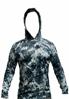 Remera FishLab Clothing DIGITAL CAMO GREY