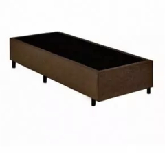 Base Cama SOLTEIRO COM BAU MARRON (0.88 x1.88) CRISTALFLEX - comprar online