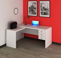 Mesa para Escritório ME4106 Branco Tecnomobi