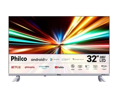 Imagem do TV 32 PHILCO SMART HD ANDROID TV LEDPTV32G23AGSSBLH 99323111 PRATA BIVOLT
