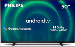 TV 50 PHILIPS SMART 4K GOOGLE TV VOZ BT PRETO - comprar online