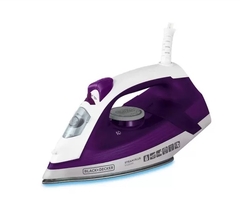 FERRO B&D FX2500 VAPOR CERAMIC GLISS FX2500-BR BRANCO/ROXO 110 VOLTS