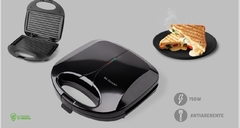 SANDUICHEIRAS/GRILL ELETRICA PRETO BE.SMART 127V