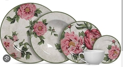 APARELHO DE JANTAR CERAMICA ALEANZA 3O PECAS COR PEONIA - comprar online