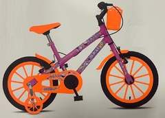 BICICLETA COLLI AURORA FEST A. 16 S/M FEM ROSA NEON D - comprar online