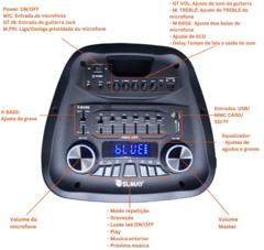 Imagem do CAIXA DE SOM SM-CAP43 - FORTRESS 1600W SUMAY