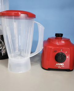 LIQUIDIFICADOR ARNO POWER MIX 550W 2VEL LQ11 VERMELHO 110 VOLTS - comprar online