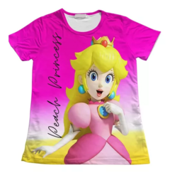 Playera Niñas / Peach / Mario Bros Video Juegos