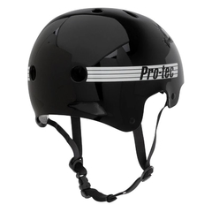 Casco Pro Tec Old School Skate Gloss Negro Brillante